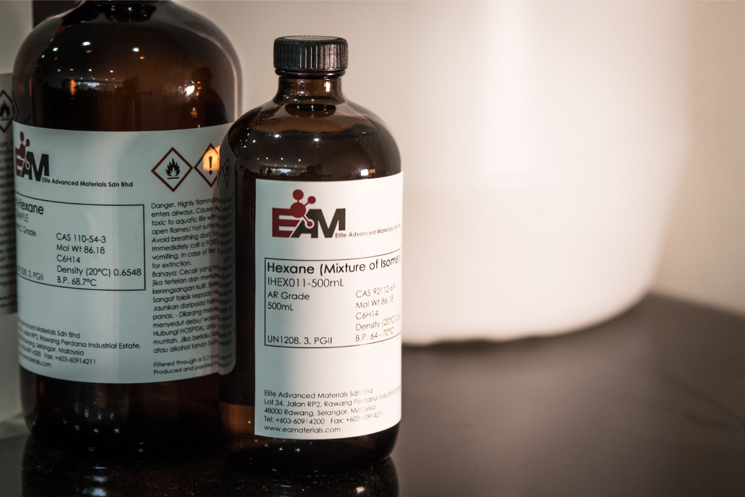 Chemicals and Solvent
